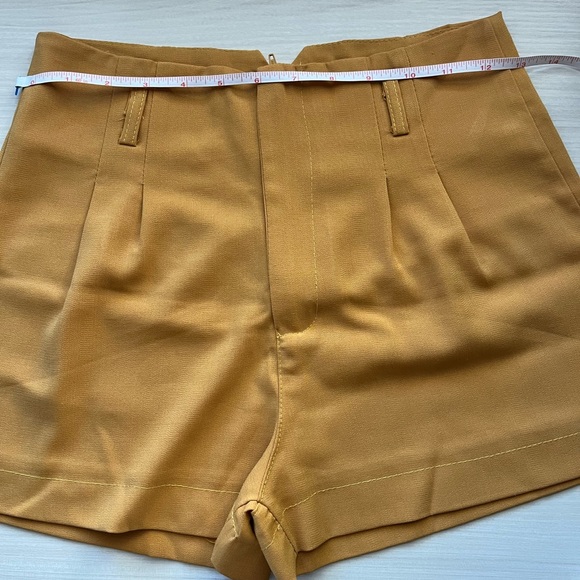 Yellow Mustard Shorts - Picture 4 of 5